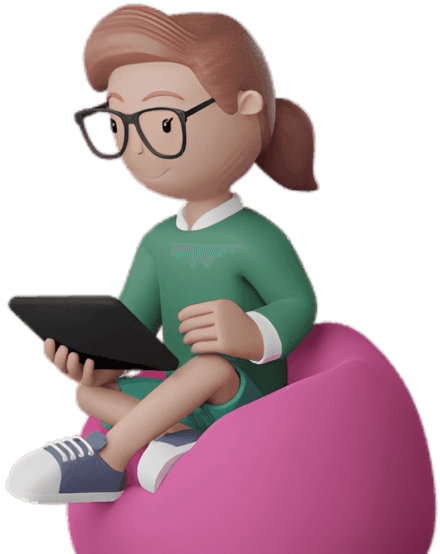 girl with laptop